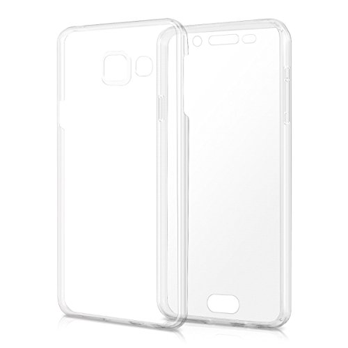 Funda Samsung Galaxy A5 2016  Ordica ES    Carcasa Galaxy A5 2016 Silicona 360 Grados Integral 2 Partes Completa Ultra Slim TPU Accesorios Entera Resistente Protecci  n Gel Anti Golpes Delanteros Y Traseros - Color Transparente