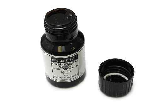 Rohrer + Klingner Zeichentusche – 770 Schwarz, 50 ml - 2