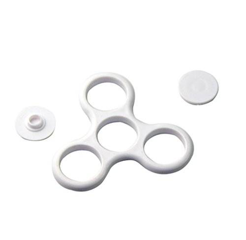 Repalcement Part,Malloom 3PCS 608 Hybrid Ball Bearings For Tri-Spinner Hand Spinner EDC Fidget Toy (Ball Frame -White)
