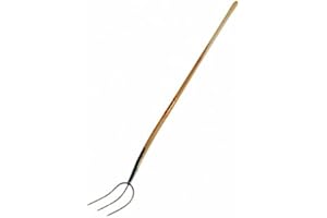 FRITZ GÖBEL Fourche à foin de 135 cm - Avec un manche en frêne - À 3 dents
