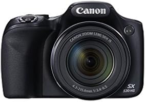 Canon SX530 HS PowerShot Point and Shoot Digital Camera (16 MP, 50x Zoom, Wi-Fi, 3 inch LCD) - Black