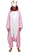 Produktbild Anebalrui Einhorn Kostüm Tier Jumpsuits Pyjama Oberall Hausanzug Fastnachtskostuem Schlafanzug Schlafanzug Erwachsene Fasching Cosplay Karneval (M, Rosa Einhorn)