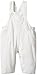 Pumpkin Patch Unisex Baby Velour Dungaree Overall, Off-White (Cream Freeze), 0-3 Months