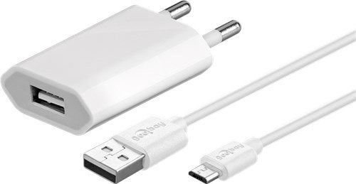 Preisvergleich Produktbild Goobay 45170 Micro USB Ladeset 1 A