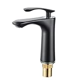 ChuangYing Wasserhahn, Kupfer-Badewanne Dicke Loch Heißen & Wasserhahn, Netto Gewicht 820G