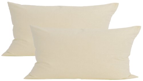 Paket mit 2x Baumwoll Kissenbezug 40x80 cm in 13 versch. Farben erhältlich