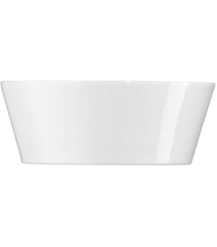 Assiette Triangulaire En Porcelaine Blanche - Résistante (600°C) - Micro- Ondes & Lave-vaisselle - 176x161mm