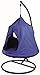 Produktbild Vogelnest zum Aufhängen mit oder ohne Ständer Hängesessel für Kinder. Schaukelzelt Blau mit 100cm Durchmesser für 2-3 Kinder (Vogelnest + Ständer im Set)