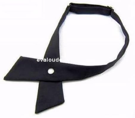 Swagger &amp; Swoon Black Crossover Bow Tie