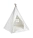 Produktbild DalosDream Tipi Spielzelt für Kinder-100% Natürliches Baumwollsegeltuch