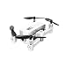 Produktbild CHshe®--Rc Drohne, Mini Wifi 2Mp Optischer Fluss 720P Hd Kamera 2,4 Ghz Rc Quadcopter Selfie Drohne, Selfie Drohne, Gyro Kalibrierungsfunktion, Gestenfotografie (Weiß)