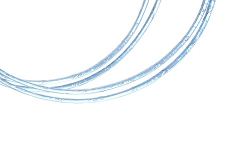SilverStone SST-CP11 – SATA III 6 Gbps Kabel, ultra-dünn, um 90° abgewinkelte Anschlüsse, 30 cm, blau - 2