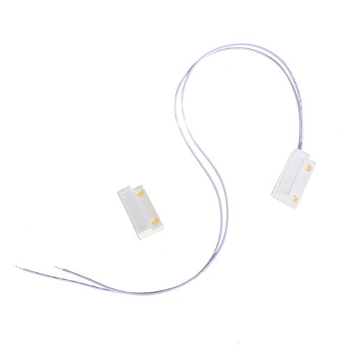 Preisvergleich Produktbild OUTERDO Einbau Kontakt Magnetschalter Fenster / Türkontakte Sicherheit Alarm-Schalter Reed w / Klebstoff