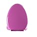 Produktbild lili Bunt WC-Sitz Mit Stummem, Antibakteriellem WC-Deckel Ultra Resistant Einfache Installation Für V/U / O-Toiletten,Purple-44-47 * 36cm
