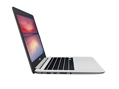 ASUS C301SA-R4020-OSS 13 3-inch Chromebook  Silver Metal  -  Intel Celeron N3160 Processor  4GB RAM  64GB eMMC  Chrome OS 