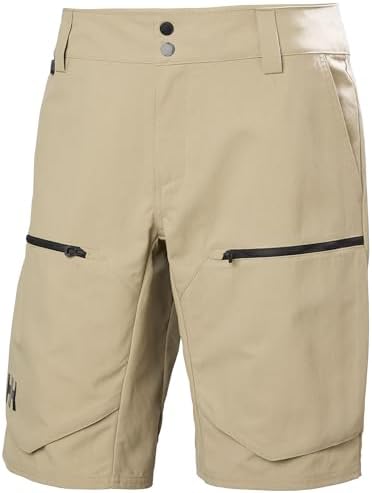 Helly Hansen Pantaloncini Cargo da Uomo Crewline 2.0, Pebble, 34