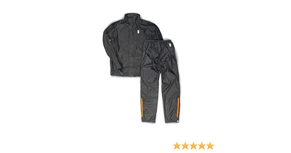 COMPLETO ANTIPIOGGIA SYSTEM SET NANO OJ NERO TAGLIA S : Amazon.it: Auto e  Moto