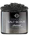 EXFOLIATION SUPERSTAR: Dead Sea Salt exfoliates away dead skin cells to provide a deep cleansing experience that can clog pores and lead to blackheads and acne, making it a premier natural skin exfoliating leg scrub & face and body scrub.