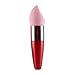 Contever® 1pcs Lollipop Powder Puff Pen Makeup Brushes Liquid Cream Foundation Concealer Bevelled Shape Sponge Brush (7cm Handle + 3.3 cm Sponge) -- Pink