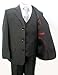 Boys Black Pinstripe Jasper Suit 2y