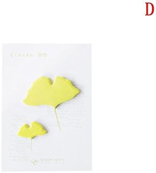 Sunsline Creative Flowers Leaf Memo Pad Paper Sticky Notes Kawaii Stationery Office School Supplies (D)
