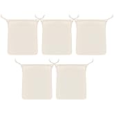WYAN 5 Reusable Cheesecloth Bags, Filter-20 x 30 cm | Cotton, with drawstring, for preparing nut milk, cold brew coffee, cond