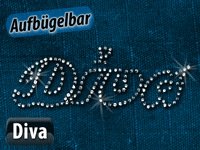 Your Design Strassmotiv „Diva“ zum Aufbügeln, 109×38 mm - 2