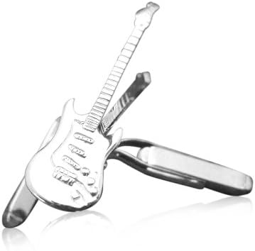 Men's Genuine Sterling Silver Fender Stratocaster Electric Guitar Cufflinks