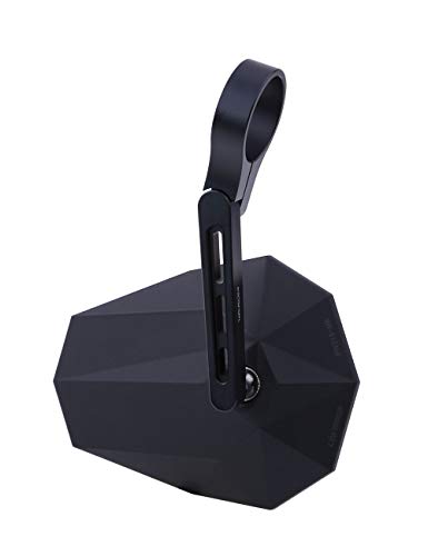 HIGHSIDER Motorrad Lenkerendenspiegel Stealth-X5, Stiel kurz, 1 Stück, E-geprüft