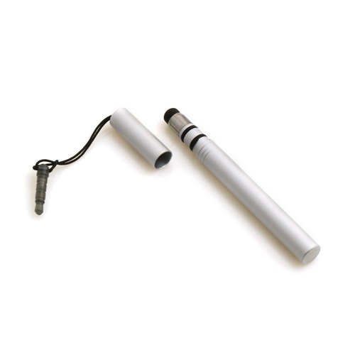 System-S Stylus Touch Pen kapazitiver Bildschirm Eingabe Stift in Silber für Samsung Galaxy S3 Ace 2 i8160 DUOS S6802 beam i8530 S II LTE S III i9300