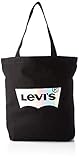  LEVIS FOOTWEAR AND ACCESSORIES - Iridescent Tote, Hombre, Negro (Noir), 39x14x40 cm (W x H L)