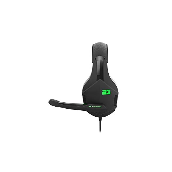 BG Vicker Binaural Diadema Negro, Verde Auricular con micrófono - Auriculares con micrófono (Consola de Videojuegos + PC… - Image 3