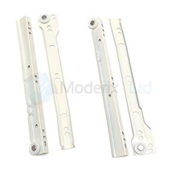 Shower Door Roller Set - 4 Piece Replacement Kit (2 Top Rollers & 2 Bottom Guides), 25mm, Fits 4-6mm Glass