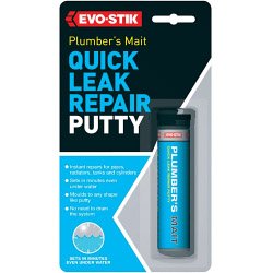2 x Evo Stik Plumbers Mait Quick Leak Repair Putty 50g Tube