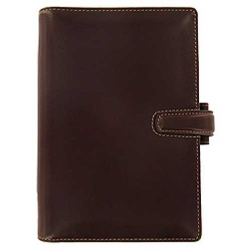 Download Filofax Cuban Personal Organiser Italian Leather for Refills 95x171mm Personal Brown Ref 024805