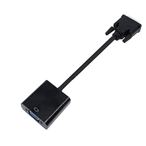 DVI auf VGA Adapter, SNANSHI DVI D auf VGA DVI 24 + 1 DVI-D Stecker auf VGA Buchse Kabeladapter Konverter für Display Card PC - 3