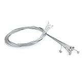 TOOGOO(R) 5 Pcs Bicycle Bike 1mm Diameter Hand Rear Brake Cable Wire Kit 1.75M Silver