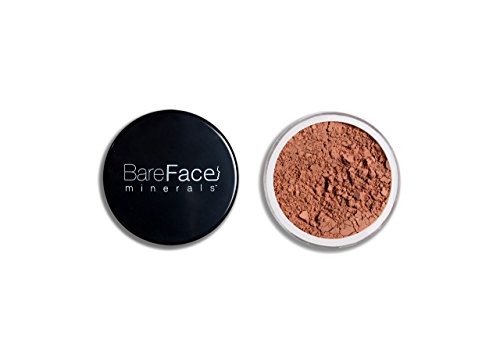 Bare Face Minerals Mineral Blush Blusher | Long Lasting | Oil Free Loose Powder Blush | Blusher Makeup | Blushers | 6g NET (Rose-Shimmer)
