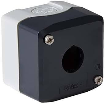 Schneider Electric XALD01 Harmony boite avec couvercle gris foncé et ...