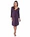 The Essential One - Luxury Lace Maternity Nursing Nightie - Purple - Medium - EOM129