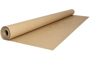 FLORIO CARTA - Rotolo di Carta Kraft Colore Avana | Misure: 100 cm x 25 mt. | Ottimo per Imballaggi, Regali e Pacchi Postali