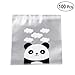 Produktbild TOYMYTOY 100 Stücke Panda-Taschen,Plastik Taschen Plätzchen Süßigkeits Taschen für Hochzeit Geburtstagsfeier Party