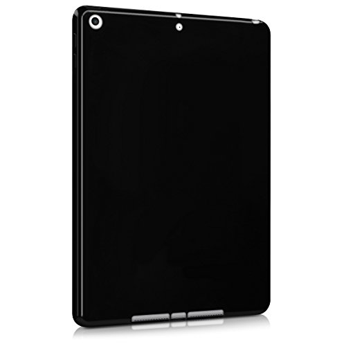 kwmobile Hülle für Apple iPad 9.7 (2017) – Case Handy Schutzhülle TPU Silikon für Tablet – Backcover Cover Schwarz - 4