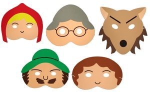 Preisvergleich Produktbild Lehreressourcensack - Rotkäppchen Geschichte Spiel Maske