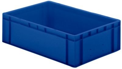 Euro-Format-Stapelbehälter, Wände und Boden geschlossen – LxBxH 600 x 400 x 175 mm rot, VE 5 Stk – Euronorm Stapelkasten Euronorm Stapelkästen Euronorm-Stapelkasten Kunststoff-Stapelkasten Kunststoffbehälter Kunststoffkasten Kunststoffstapelbehälter - 3