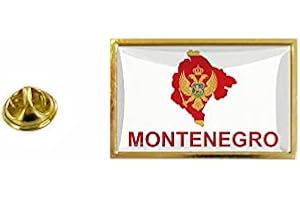 Akachafactory Pins pin Badge Pin Bandiera Paese MNE Montenegro