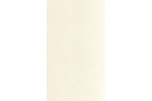 Creativery Rouleau de tulle pour décoration, mariage 9 m 15 cm 30 cm 50 cm, Ivoire/ivoire 810, 30 cm