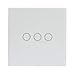 Produktbild L&Z Touch Lichtschalter WiFi Touch Panel Schalter Touch Glas Lichtschalter 3 Gang Touch LED Lichtschalter Arbeit Mit Alexa Echo Google Home(3Gang) -App-UnterstüTzung