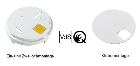 Hekatron Klebepad Rauchmelderbefestigung für Genius H + HX 1er-Pack