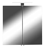 Der weiße Badhängeschrank überzeugt durch die Spiegelfront und eine besonders gute Verarbeitung. Er ist durch sein modernes Design ein echter Hingucker in jedem Badezimmer und passt optimal zu unseren Bad-Serien Sleek und Sharpcut